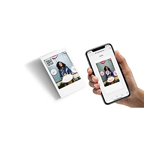 instax mini LiPlay Stone White, camera en printer in één